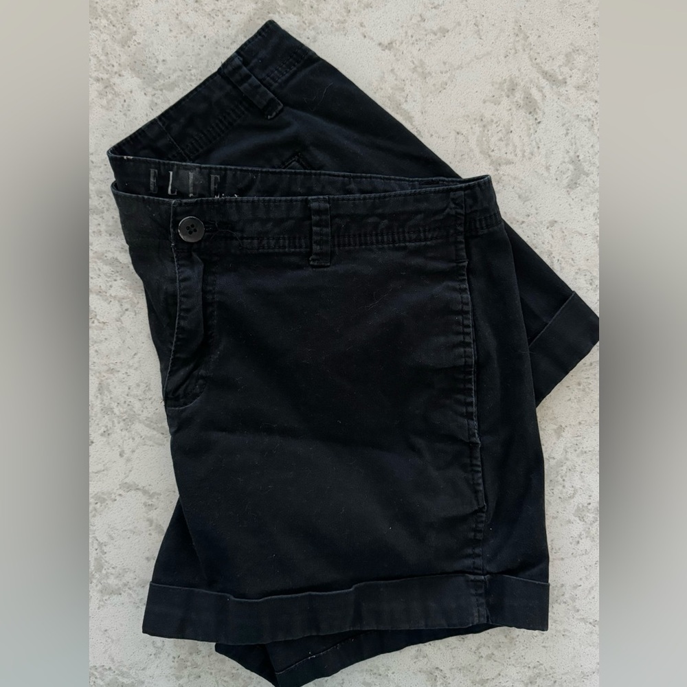 Elle Black Shorts
